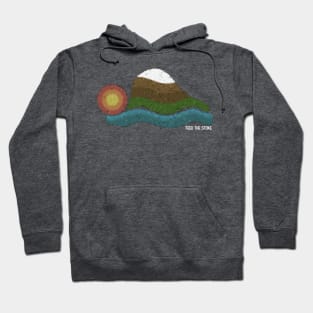 Mosaic Mountain Lake Hoodie